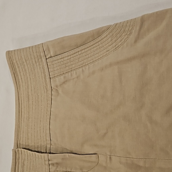 Diane Von furstenberg linen cotton blend mini skirt size 2 - Picture 2 of 10